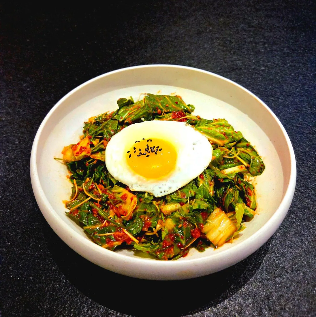 Seasonal Spring Cabbage / Young Napa Cabbage Bibimbap (Seasonal)