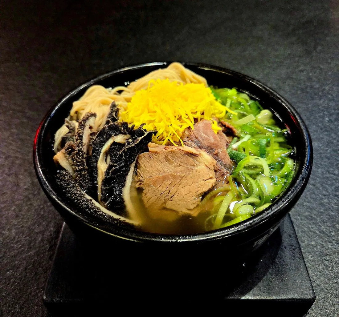 Signature Beef Tripe Gomtang with Buckwheat Noodles